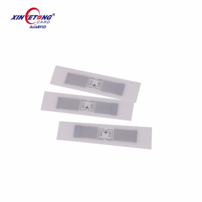 ISO15693 ICode SLI X Black PVC Sticker Tag 25x38MM-Printable RFID Sticker